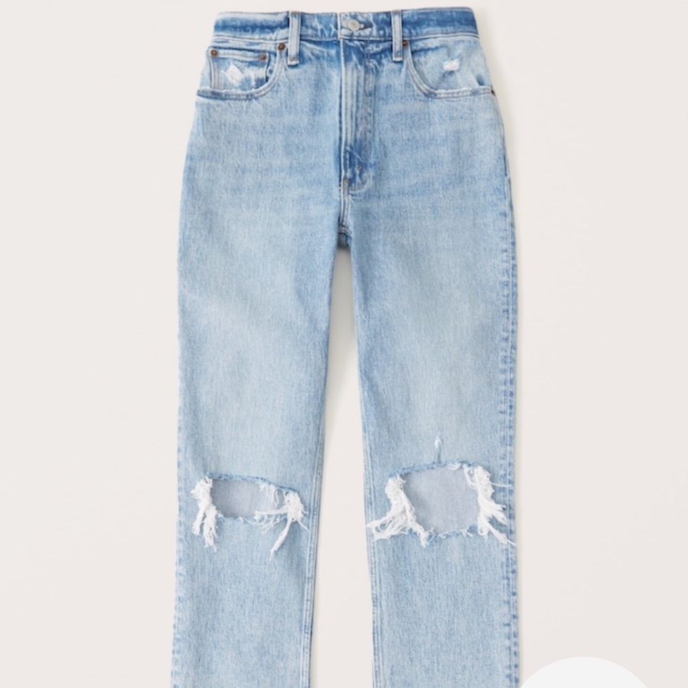 Curve Love 90s Ultra High Rise Straight Jeans